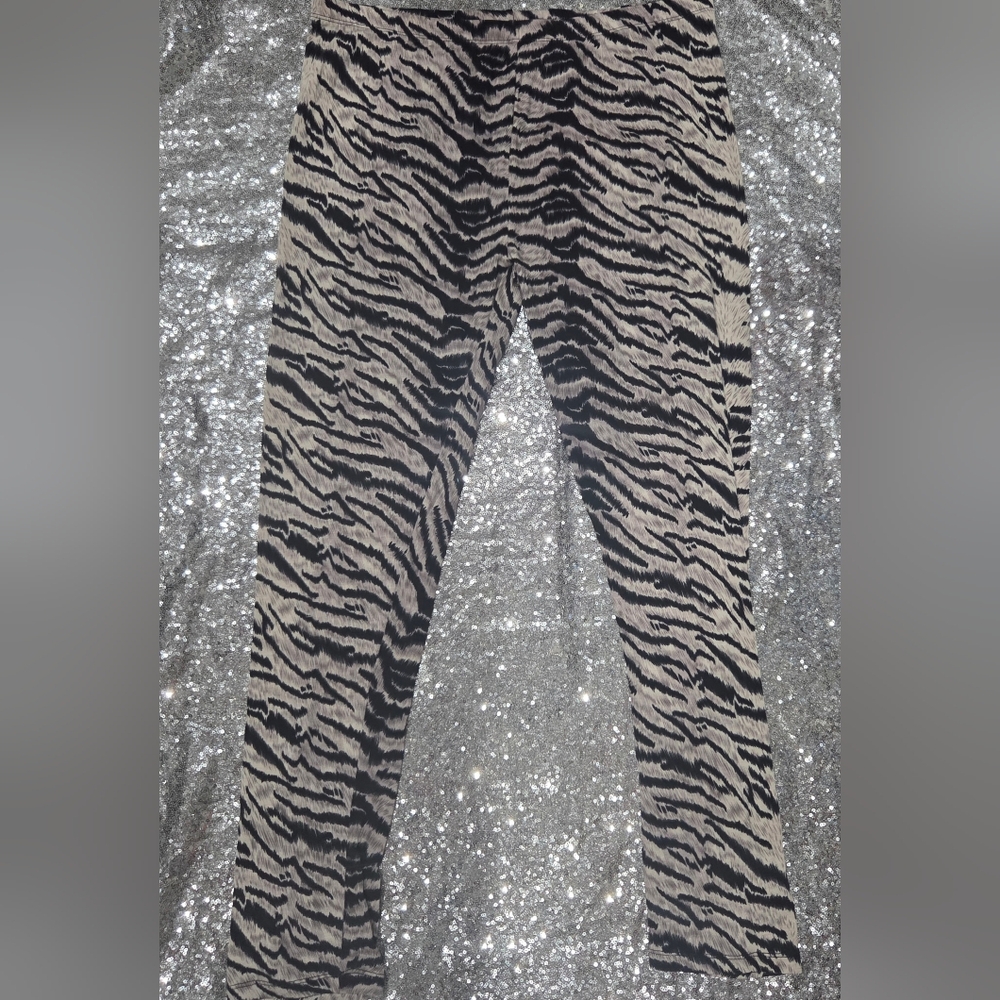 Active Basic Zebra Print Kids Leggings